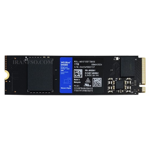 هارد SSD لپ تاپ 1 ترابایت وسترن Western Blue M.2 NVME 2280_SN580 گارانتی سازگار