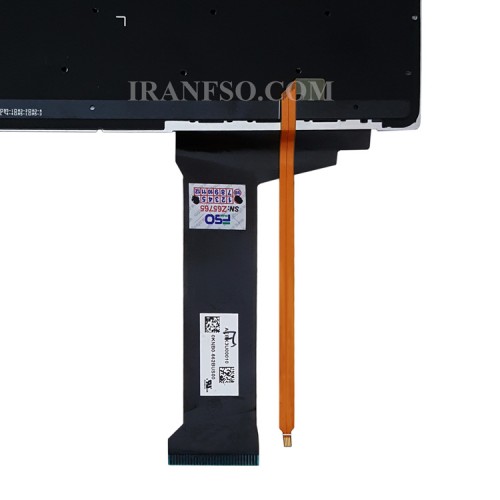 کیبرد لپ تاپ ایسوس N551-N552 نقره ای-اینترکوچک با بک لایت-بدون فریم