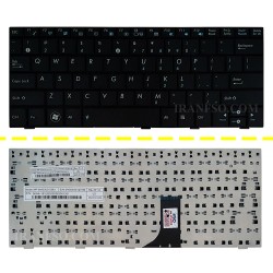 کیبرد لپ تاپ ایسوس Eee PC 1004-1005 مشکی-بدون فریم فلت باریک