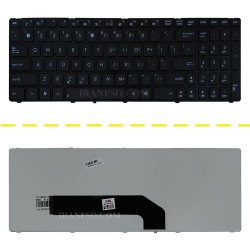 کیبرد لپ تاپ ایسوس K50-K61-K70 مشکی-بدون بک لایت-بافریم