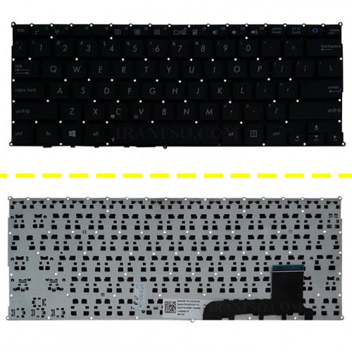 کیبرد لپ تاپ ایسوس S200-X200 مشکی-اینترکوچک بدون فریم
