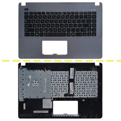 کیبرد لپ تاپ ایسوس X450-Refurbished مشکی با قاب C نوک مدادی