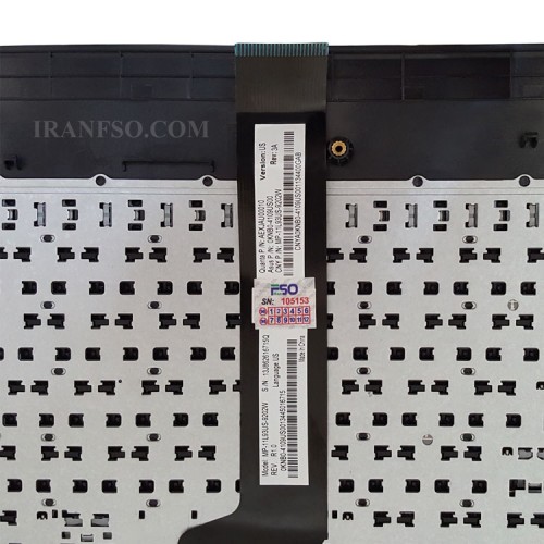 کیبرد لپ تاپ ایسوس X450 مشکی با قاب C نوک مدادی