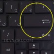 کیبرد لپ تاپ ایسوس ZenBook UX430U مشکی-اینترکوچک-بابک لایت-بدون فریم
