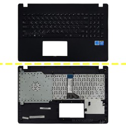 کیبرد لپ تاپ ایسوس X551 مشکی با قاب C خط و خش دار