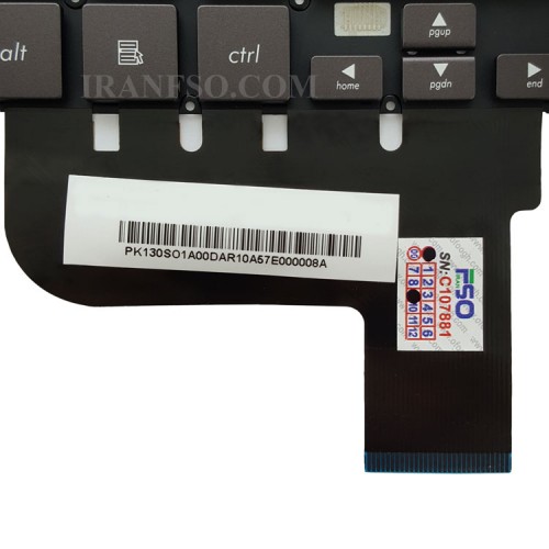 کیبرد لپ تاپ ایسوس ZenBook UX21A مشکی-اینترکوچک بدون فریم به همراه کلید پاور