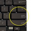 کیبرد لپ تاپ ایسوس ZenBook UX21A مشکی-اینترکوچک بدون فریم به همراه کلید پاور