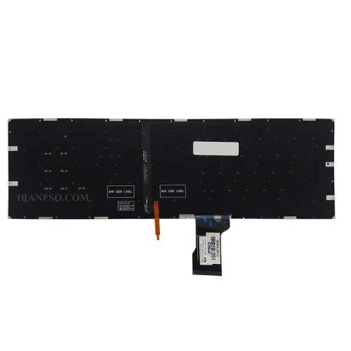کیبرد لپ تاپ ایسوس ROG Strix GL502 مشکی-اینترکوچک-با بک لایت با فونت صورتی