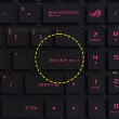 کیبرد لپ تاپ ایسوس ROG Strix GL502 مشکی-اینترکوچک-با بک لایت با فونت صورتی