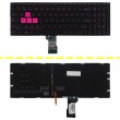 کیبرد لپ تاپ ایسوس ROG Strix GL502 مشکی-اینترکوچک-با بک لایت با فونت صورتی