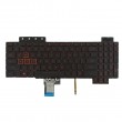 کیبرد لپ تاپ ایسوس TUF Gaming FX505 مشکی-اینترکوچک-بابک لایت-بدون فریم با کلید پاور