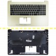 کیبرد لپ تاپ ایسوس VivoBook X580 مشکی-بژ با قاب C اینترکوچک-بابک لایت-بدون فریم با کلید پاور