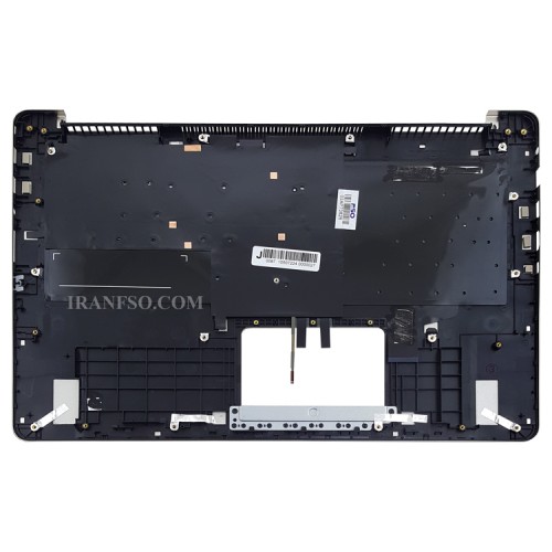 کیبرد لپ تاپ ایسوس VivoBook X580 مشکی-بژ با قاب C اینترکوچک-بابک لایت-بدون فریم با کلید پاور