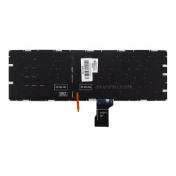 کیبرد لپ تاپ ایسوس ROG G502 مشکی-اینترکوچک-بابک لایت با فونت نارنجی