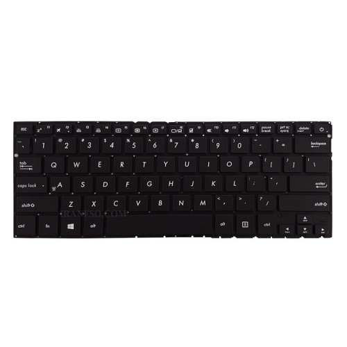 کیبرد لپ تاپ ایسوس ZenBook UX330 مشکی-اینترکوچک-بابک لایت-بدون فریم با کلید پاور