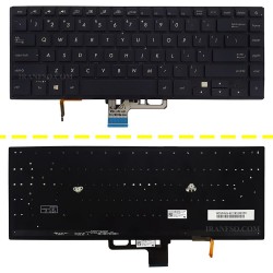 کیبرد لپ تاپ ایسوس ZenBook Pro UX550 مشکی-اینترکوچک-بابک لایت و کلید پاور