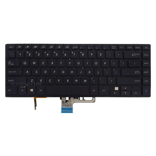 کیبرد لپ تاپ ایسوس ZenBook Pro UX550 مشکی-اینترکوچک-بابک لایت و کلید پاور