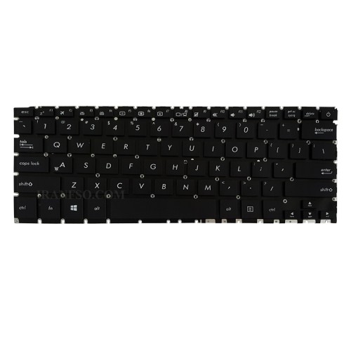 کیبرد لپ تاپ ایسوس ZenBook UX430 مشکی-اینترکوچک-بدون فریم با کلید پاور