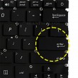 کیبرد لپ تاپ ایسوس ZenBook UX430 مشکی-اینترکوچک-بدون فریم با کلید پاور