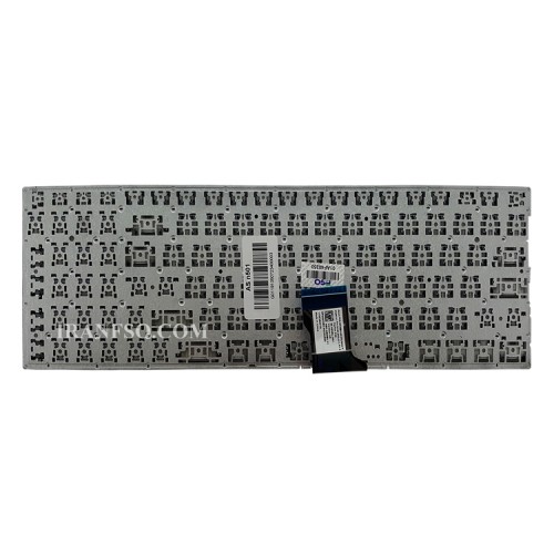 کیبرد لپ تاپ ایسوس N501 مشکی-اینترکوچک-بدون بک لایت و کلید پاور
