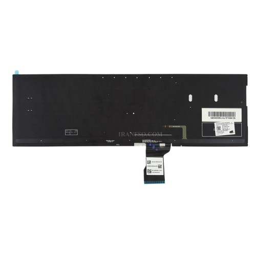 کیبرد لپ تاپ ایسوس N501 مشکی-اینترکوچک-بابک لایت-بدون کلید پاور