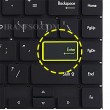 کیبرد لپ تاپ ایسوس VivoBook S433 مشکی-اینترکوچک-بابک لایت-بدون فریم با کلید پاور
