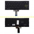 کیبرد لپ تاپ ایسوس VivoBook S433 مشکی-اینترکوچک-بابک لایت-بدون فریم با کلید پاور