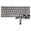 کیبرد لپ تاپ ایسوس ZenBook 3 Delux UX490 نقره ای-اینترکوچک-بابک لایت-بدون فریم