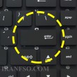 کیبرد لپ تاپ ایسوس V401 مشکی-اینترکوچک-بدون فریم