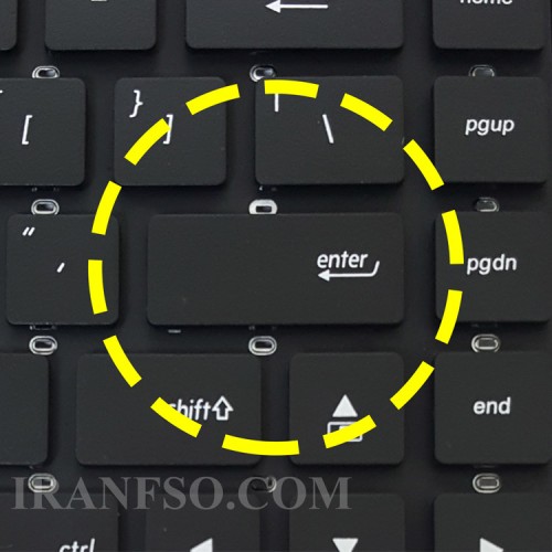 کیبرد لپ تاپ ایسوس V401 مشکی-اینترکوچک-بدون فریم