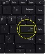 کیبرد لپ تاپ ایسوس VivoBook S433 مشکی-اینترکوچک-بدون بک لایت-بدون فریم با کلید پاور