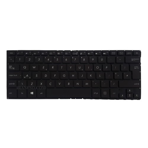 کیبرد لپ تاپ ایسوس ZenBook UX430 مشکی-اینتربزرگ-بابک لایت-بدون فریم