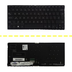 کیبرد لپ تاپ ایسوس ZenBook UX430 مشکی-اینتربزرگ-بابک لایت-بدون فریم