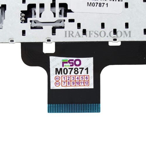 کیبرد لپ تاپ ایسوس K510 مشکی-اینترکوچک بدون فریم