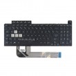 کیبرد لپ تاپ ایسوس TUF Gaming FX506 مشکی-اینترکوچک-بابک لایت-بدون فریم با کلید پاور