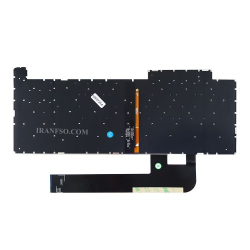 کیبرد لپ تاپ ایسوس TUF Gaming FX506 مشکی-اینترکوچک-بابک لایت-بدون فریم با کلید پاور