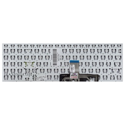کیبرد لپ تاپ ایسوس VivoBook X521 مشکی-اینترکوچک بدون فریم به همراه کلید پاور