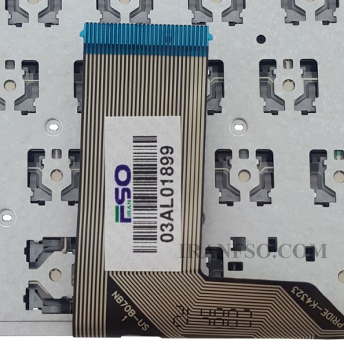 کیبرد لپ تاپ ایسوس VivoBook 15 X512 مشکی-اینترکوچک بدون فریم به همراه کلید پاور