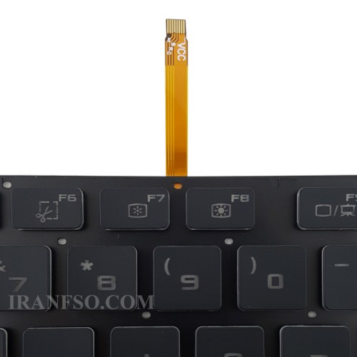 کیبرد لپ تاپ ایسوس TUF Gaming FX507 مشکی-با بک لایت به همراه کلید پاور
