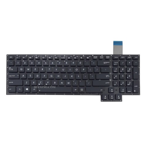 کیبرد لپ تاپ ایسوس ROG G750J مشکی بدون فریم