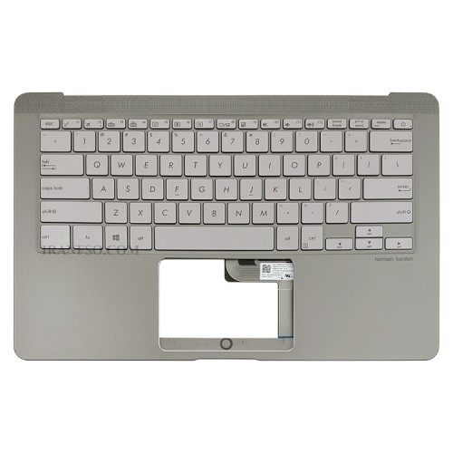 کیبرد لپ تاپ ایسوس ZenBook 3 Delux UX490 رزگلد اینترکوچک-بابک لایت-با قاب C