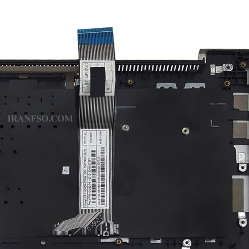 کیبرد لپ تاپ ایسوس Vivobook S300 مشکی با قاب C نقره ای دست دوم