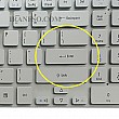 کیبرد لپ تاپ ایسر Aspire 5943 نقره ای-اینترکوچک بدون فریم