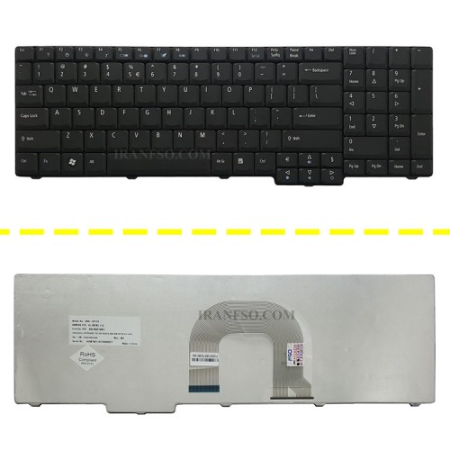 کیبرد لپ تاپ ایسر Aspire 9800 مشکی