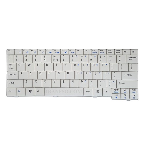 کیبرد لپ تاپ ایسر Aspire One سفید