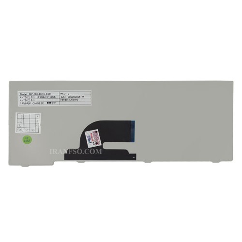 کیبرد لپ تاپ ایسر Aspire One ZG5 مشکی