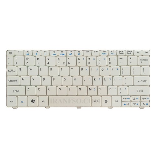 کیبرد لپ تاپ ایسر Aspire One 532 سفید