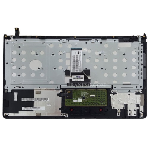 کیبرد لپ تاپ ایسر Aspire E1-432 مشکی با قاب C به همراه تاچ پد-خط و خش دار