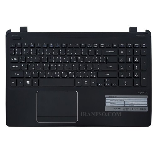 کیبرد لپ تاپ ایسر Aspire V5-561G مشکی-با قاب C