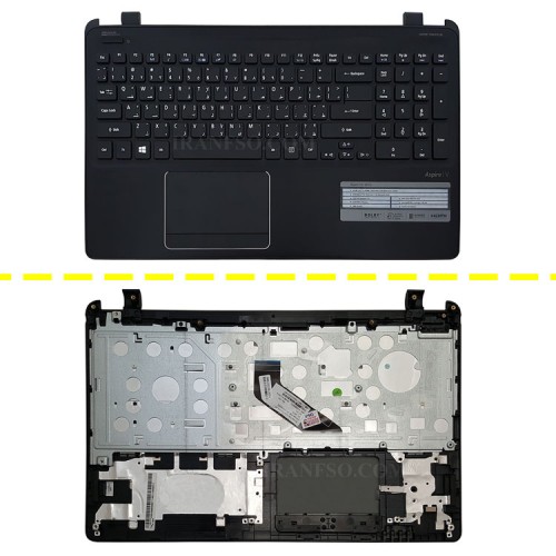 کیبرد لپ تاپ ایسر Aspire V5-561G مشکی-با قاب C